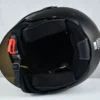Casco Abierto Marca Ich 102 Negro Solid, Certificación Dot.