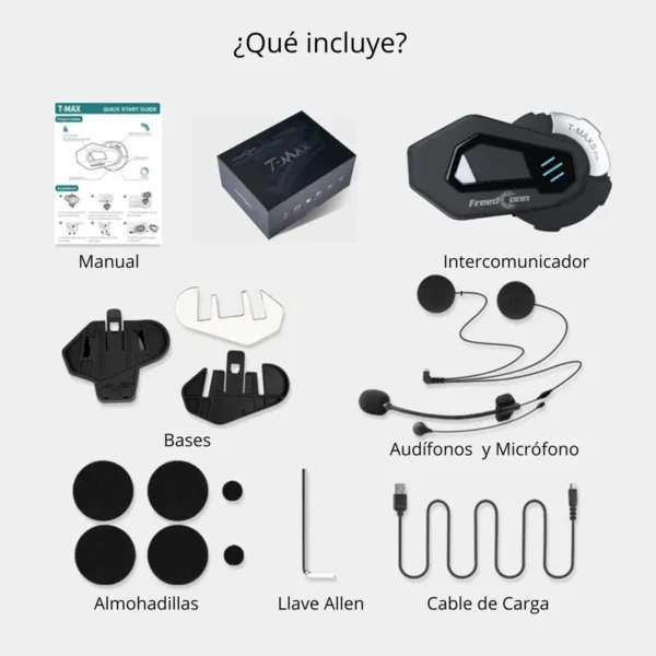 Intercomunicador Freedconn T Max S Pro