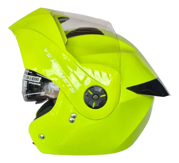 Casco Abatible Vs 700 Verde Police, Certificacion Dot