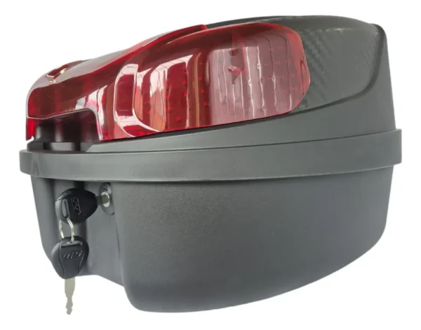 Maletero Baul Para Moto Marca Gs 30 Litros Incluye Base