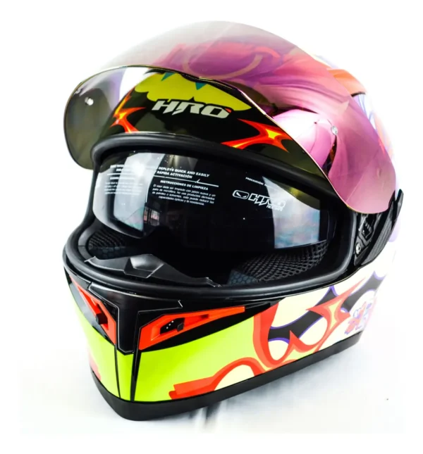 Casco Integral Hro 514 Dv Evo Certificado Dot, Gafa Interna