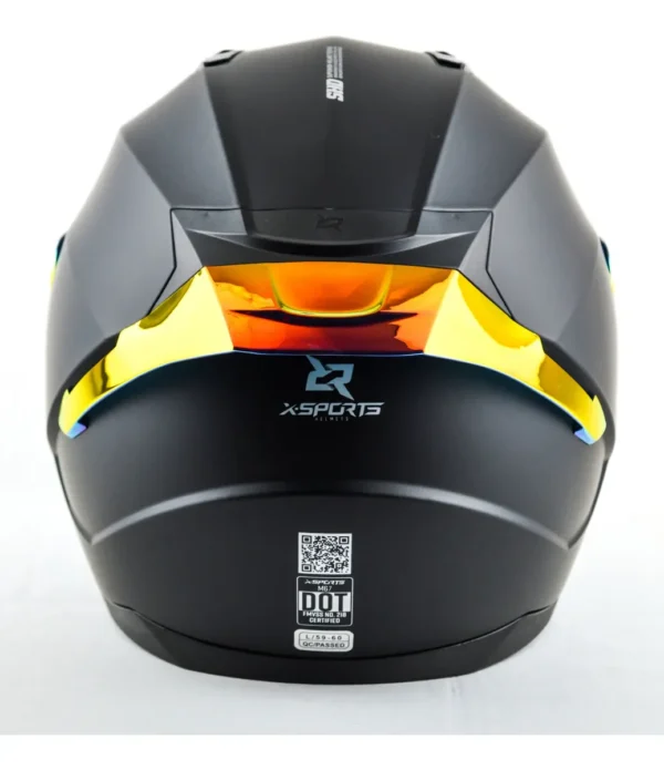 Casco Integral Solid Marca X-sports M67, Certificación Dot