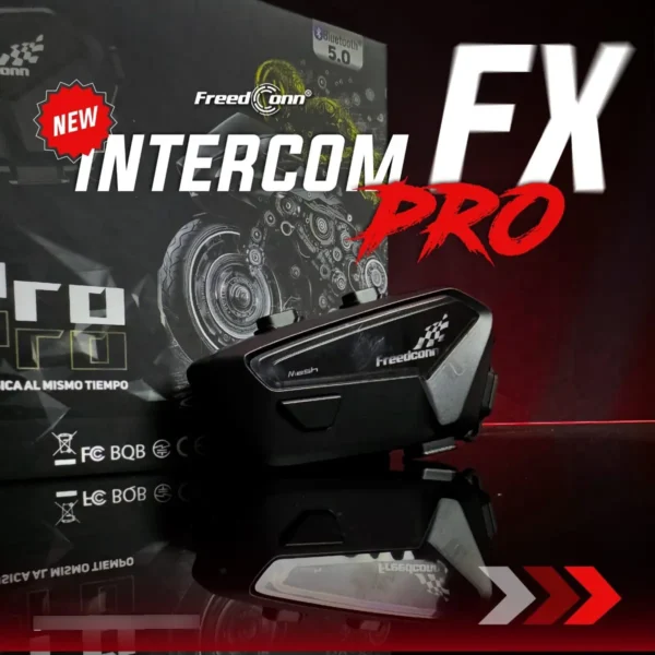 Intercomunicador Con Ia Y Conexion Mesh, Freedconn Fx Pro
