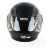 Casco Ich 3130 Abatible Plano Certificado, Color Negro Mate