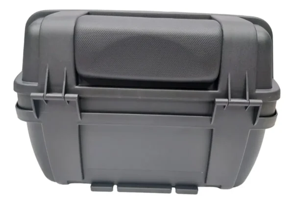 Maletero Baúl Para Moto Marca Edge 37 Lt, Con Espaldar
