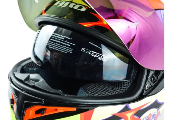 Casco Integral Hro 514 Dv Evo Certificado Dot, Gafa Interna