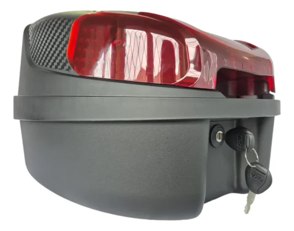 Maletero Baul Para Moto Marca Gs 30 Litros Incluye Base