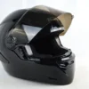 Casco Integral Para Moto Ich 501 Sp Solid Negro Brillo, Dot.