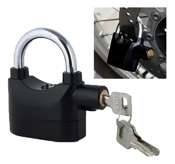 Candado De Seguridad Alarm Lock Con Alarma Para Moto Y Bicicleta