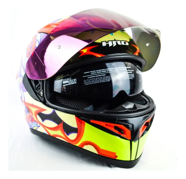 Casco Integral Hro 514 Dv Evo Certificado Dot, Gafa Interna