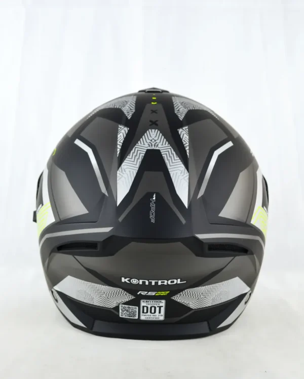 Casco Abatible Marca Kontrol Trooper, Diseño, Certificación Dot.