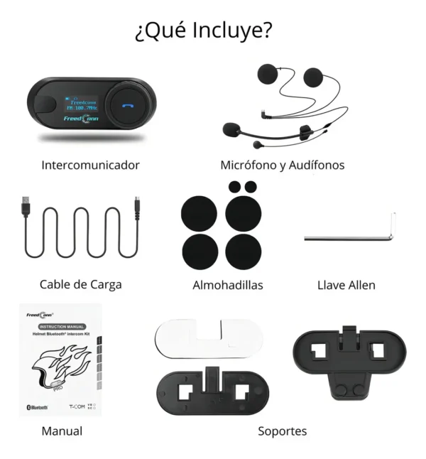 Intercomunicador Bluetooth Freedconn Tcom Sc