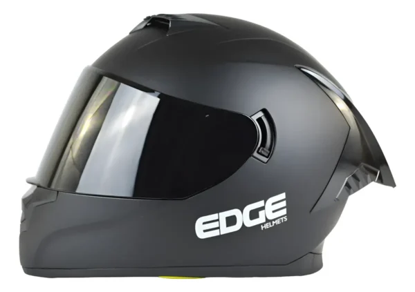 Casco Integral Marca Edge Racer, Doble Visor Certificado Dot