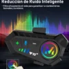 Intercomunicador Para Casco Y10 2x, Bluethooth 5.3