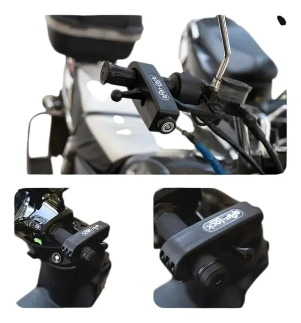 Candado Moto Manillar Seguro Freno Grip Lock Manigueta