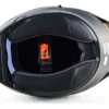 Casco Ich 3130 Abatible Plano Certificado, Color Negro Mate