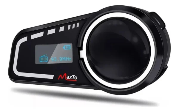 Intercomunicador Para Casco Con Pantalla Maxto M2c, Bt 5.0