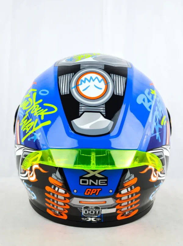 Casco Integral Para Moto Marca X-one 500 Gt, Dot