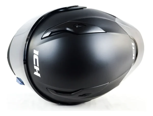 Casco Ich 3130 Abatible Plano Certificado, Color Negro Mate
