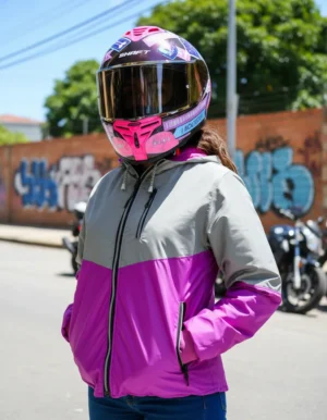 Chaqueta Acolchada Térmica Reflectiva Dama, Combinada