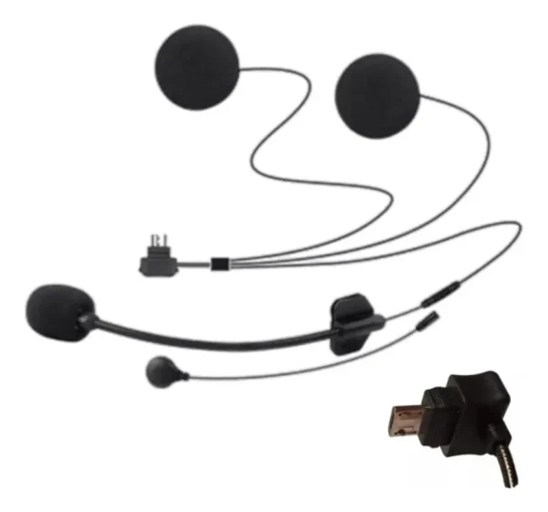 Audifonos Y Micrófono De Intercomunicador R1, R1 Plus O Pro