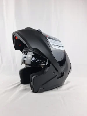 Casco Ich 3120dv Abatible Plano Certificado Color Negro
