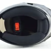 Casco Integral Para Moto Ich 501 Sp Solid Negro Brillo, Dot.