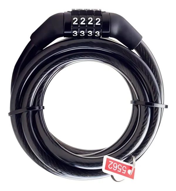 Guaya De Seguridad Con Clave, Cascos / Moto O Bicicleta