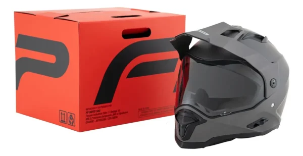 Casco Multipropósito Visor Transparente, Marca Fp Barstow S5