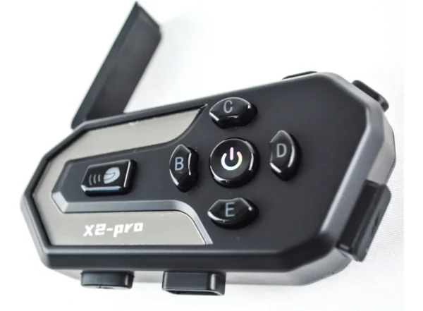 Intercomunicador Para Casco 2x Pro, Bluethooth 5.3