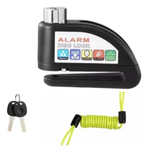 Candado Moto Freno De Disco Con Alarma Y Recordatorio - As