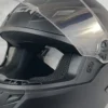 Casco Integral Para Moto Ich 501 Negro, Visor Transparente