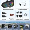 Intercomunicador Para Casco Y10 2x, Bluethooth 5.3