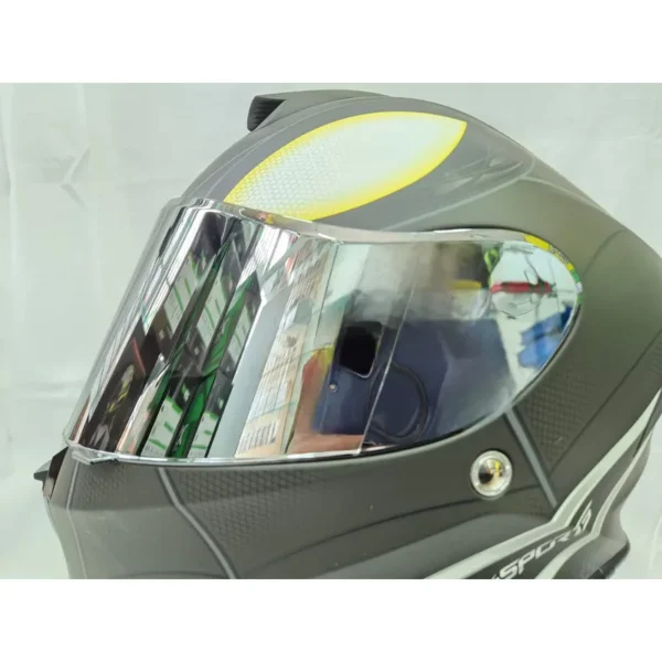 Visor Plateado para Casco X-sports Modelo V151 Y Shaft 551 Original