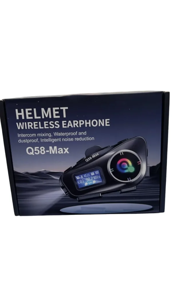 Pack X2 Intercomunicador Para Casco Q58 Max, Bluethooth 5.3